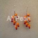 coral earring