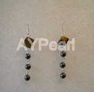 Wholesale earring-Tiger eye Hematite earring