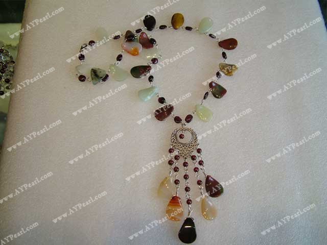 Semiprecious  necklace Ημιπολύτιμος κολιέ