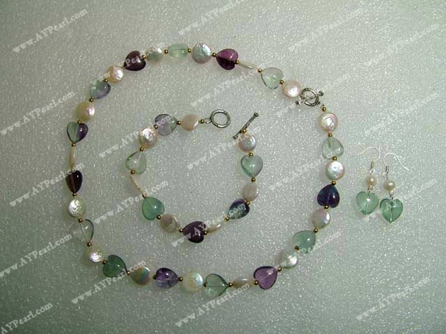 stone pearl set