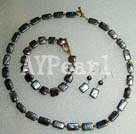 Wholesale Set Jewelry-black pearl set