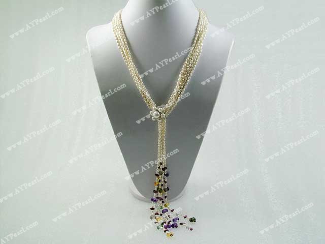 Pearl Crystal Necklace