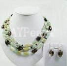 Wholesale Gemstone Necklace-smoky quartz gem necklace