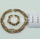 Wholesale Set Jewelry-dyed pearl set