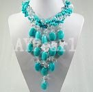 turquoise crystal necklace