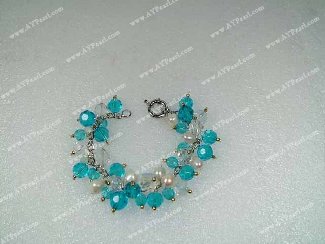 Perle Kristall Armband