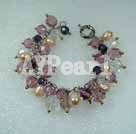 pearl crystal bracelet