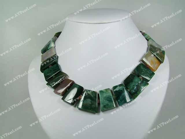 Indien agat halsband