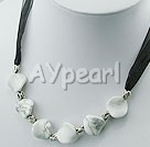 Howlite necklace