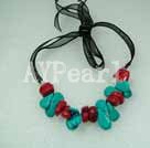 Turquoise Jewelry Wholesale-turquoise coral necklace