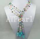 Pearl glacis de couleur collier