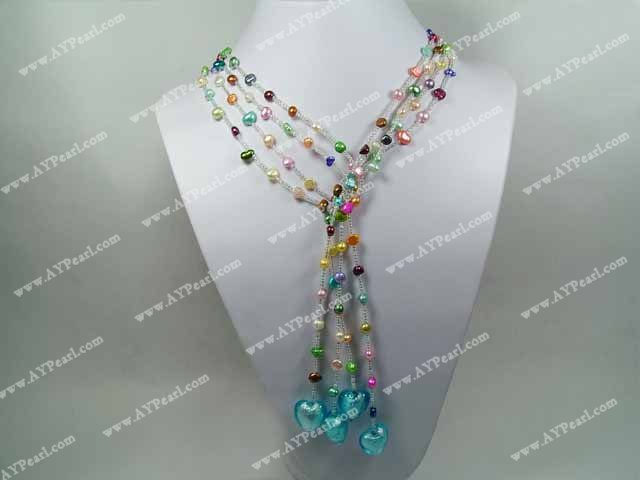 Pearl glacis de couleur collier