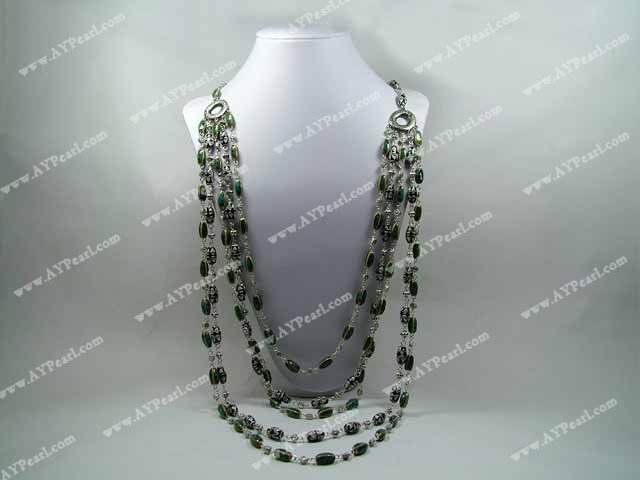 chinaware bead necklace