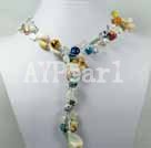 shell porcelain bead necklace