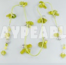 Wholesale olivine crystal necklace