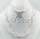 Wholesale Set Jewelry-rose quartz set