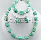 Wholesale turquoise pearl set