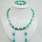 Wholesale Set Jewelry-turquoise pearl set