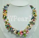 colored pearl necklace