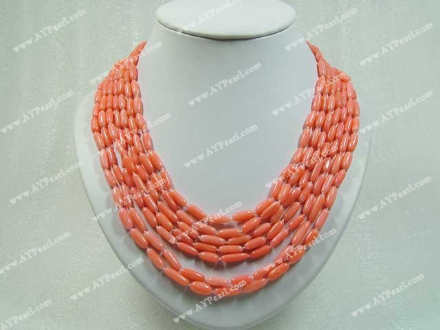 Wholesale Coral Jewelry-pink coral necklace