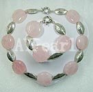 Wholesale Set Jewelry-rose quartz set