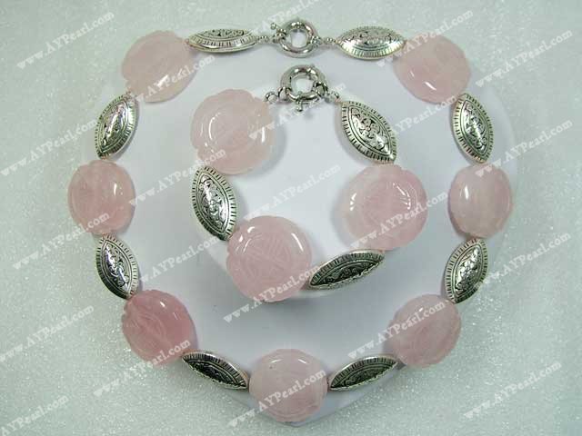 rose quartz set