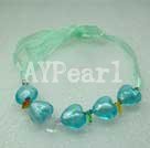 Wholesale crystal coloured glaze necklace