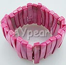 dyed shell bracelet