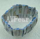 dyed shell bracelet
