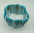 dyed shell bracelet