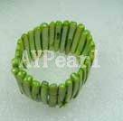 dyed shell bracelet