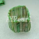 dyed shell bracelet