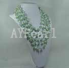 Wholesale Gemstone Jewelry-stone pearl necklace