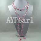 collier de perles de cristal shell