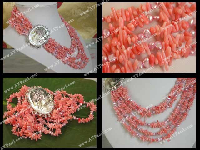 coral necklace