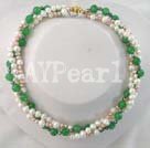 pearl jade necklace