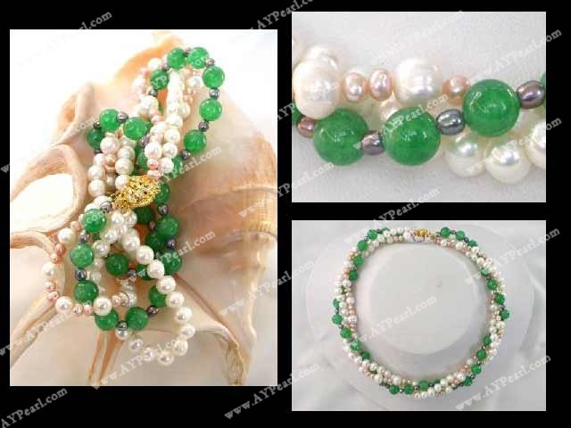 pearl jade necklace