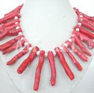 Wholesale pearl coral necklace