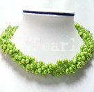 Wholesale pearl olivine necklace