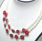 Wholesale coral pearl necklace