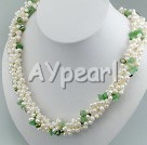 Perle Jade Halskette