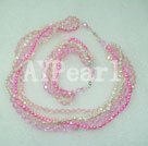 Wholesale Set Jewelry-pearl crystal necklace