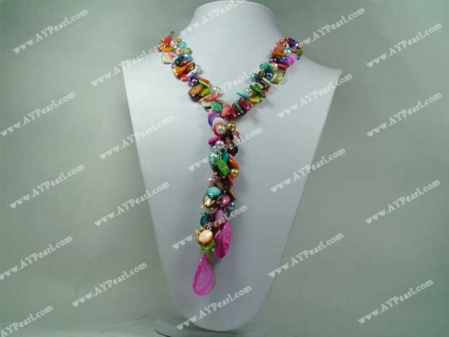 multicolor skal halsband