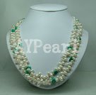 Wholesale Jewelry-turquoise pearl necklace
