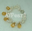 pearl crystal bracelet