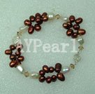 Wholesale Jewelry-Austrian crystal pearl bracelet
