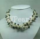 White Pearl Blace Perlenkette