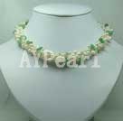 aventurine pearl necklace