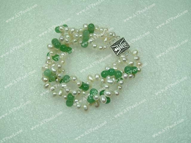 Wholesale Pearl Jewelry-aventurine pearl bracelet