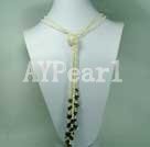Wholesale Tiger eye pearl necklace